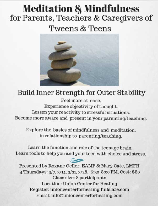 mindfulness for parents of teens